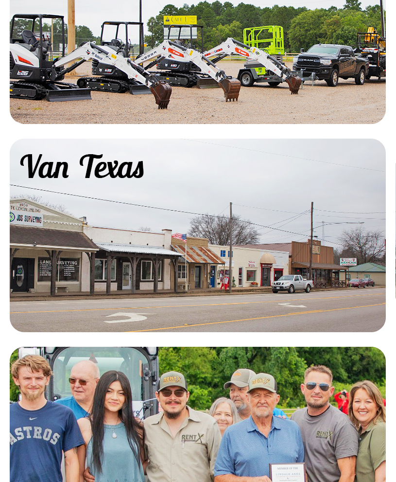  heavy rental equipment serving the city of Van Texas