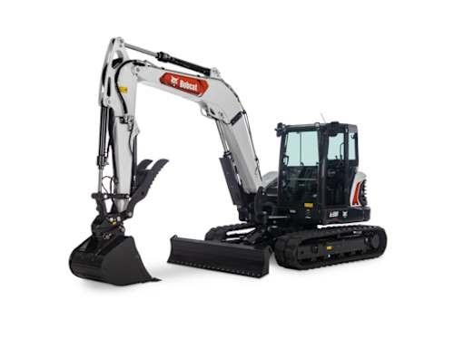 Bobcat E88 large excavator rental at in Lindale TX for heavy duty construction and excavation in East Texas